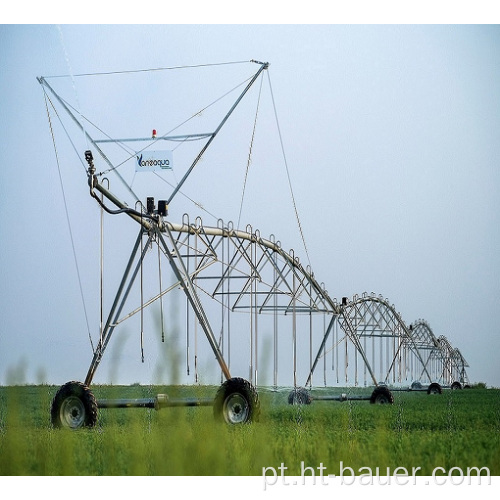 Sistema de irrigação de pivô de centro de uso agrícola